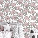 tapety poznań, tapeta magnolie, tapeta samoprzylepna, tapeta do łazienki, tapeta do salonu, tapeta do kuchni, tapeta kwiaty, patternosophy