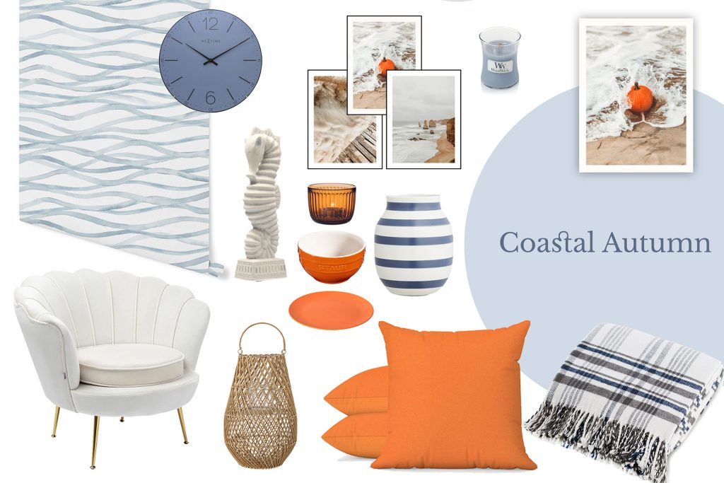 patternosophy, coastal, tapety w stylu morskim, tapety coastal, moodboard, autumn moodboard