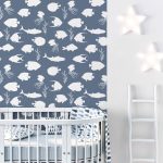 Tapety poznań, styl hampton, tapeta botaniczna, tapeta morska, tapeta w muszle