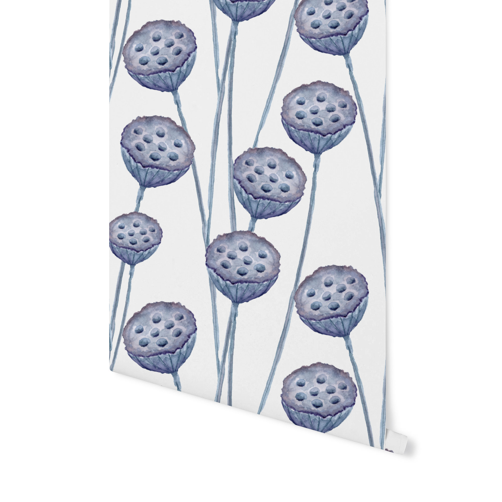 Tapety Poznań, tapeta akwarelowa, tapeta w klwiaty niebieskie, kolekcja tapet