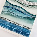 akwarela, oryginał ręcznie malowany, watercolor original painting,abstract art,patternosophy, Ania OK