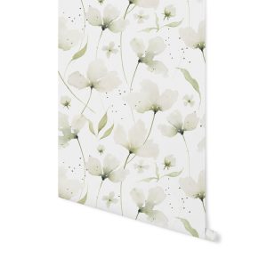 tapety poznań, tapeta w kwiaty, patternosophy, tapeta akwarelowa