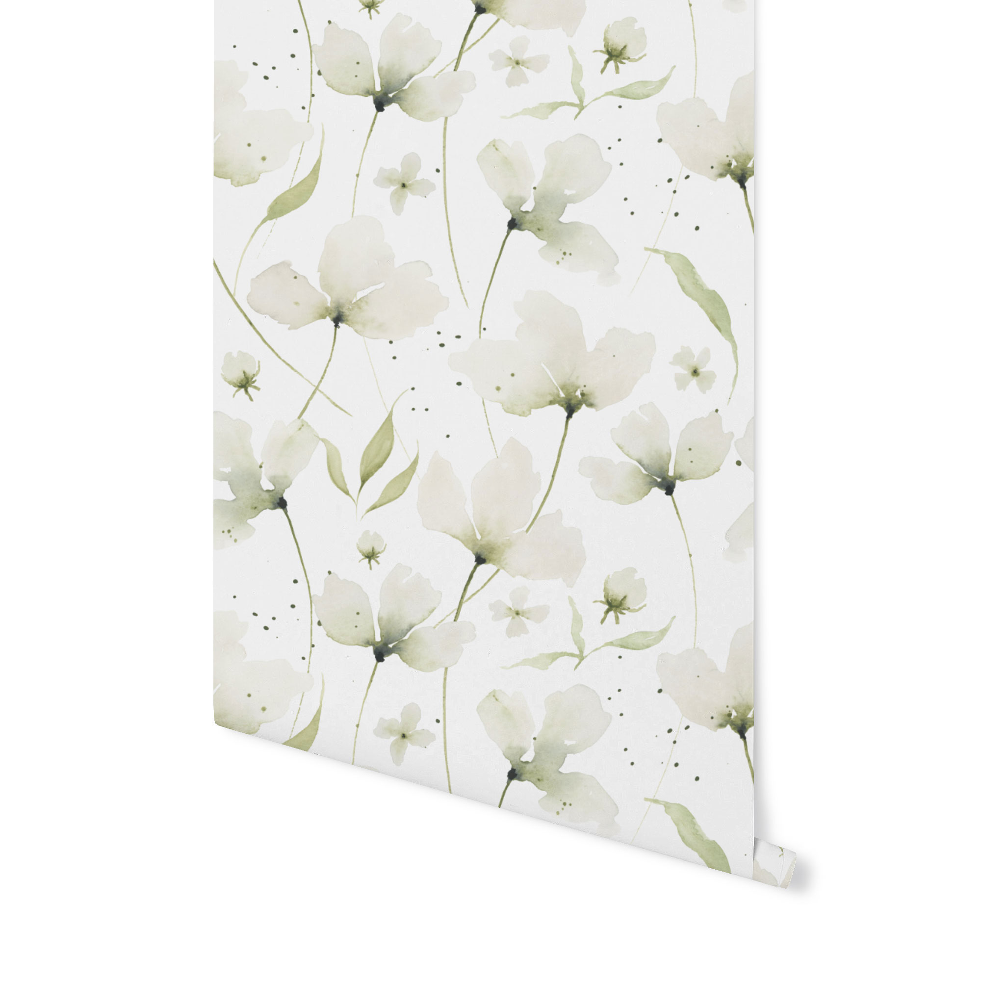 Beige2INT tapety poznań, tapeta w kwiaty, patternosophy, tapeta akwarelowa