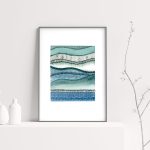 akwarela, oryginał ręcznie malowany, watercolor original painting,abstract art,patternosophy, Ania OK