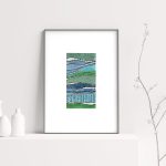 akwarela, oryginał ręcznie malowany, watercolor original painting,abstract art,patternosophy, Ania OK