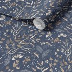 tapety poznań, tapeta w kwiaty, patternosophy, tapeta akwarelowa