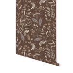 tapety poznań, tapeta w kwiaty, patternosophy, tapeta akwarelowa