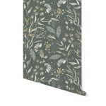 tapety poznań, tapeta w kwiaty, patternosophy, tapeta akwarelowa