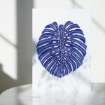 akwarela, oryginał ręcznie malowany, watercolor original painting,cobalt, monochromatic, monochromatyczny,abstract art,patternosophy, Ania OK