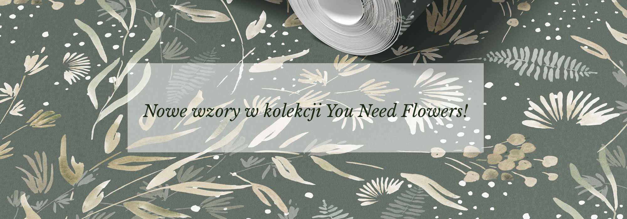 tapety poznań, tapeta w kwiaty, patternosophy, tapeta akwarelowa